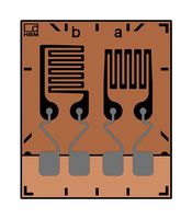 1-TM11-1.5/350GE Strain Gauge, 350 OHM, 6mm L, 3.7mm W Omega