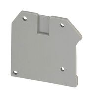 D-Uk  3-MSTB End Cover, Grey, DIN Rail Phoenix Contact