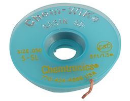 5-5l Rosin Desoldering Braid, 12.7mm X 5ft CHEMTRONICS
