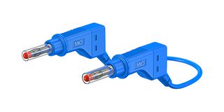 66.9408-200-23 Sil Test Lead, Blue, 2m, 600v, 32A STAUBLI