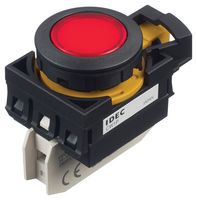 CW1P-1EQM4R PILOT LIGHT, RED, 22MM, 240VAC IDEC