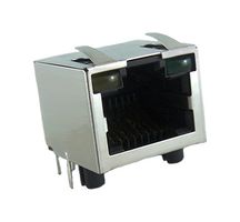 RJHSE-7360 RJ11 Conn, R/A Jack, 6P6C, 1PORT, Th Amphenol ICC