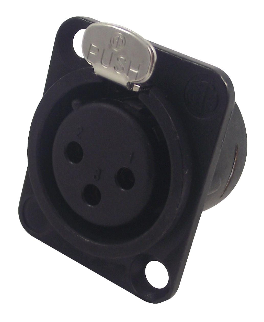 NEUTRIK XLR Audio NC3FD-L-B1 SOCKET, XLR, PANEL, 3POLE NEUTRIK 1204613 NC3FD-L-B1