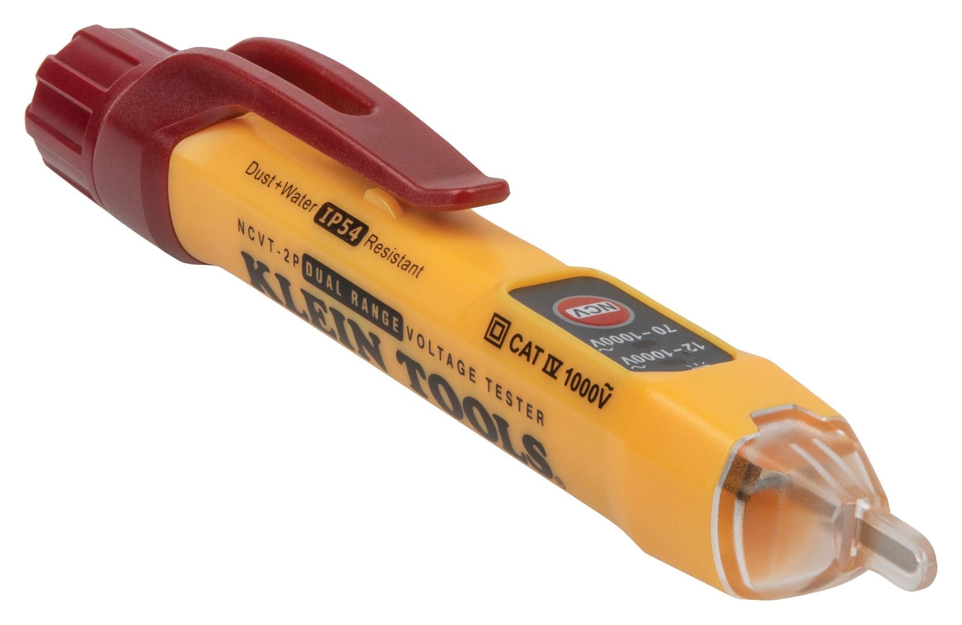 KLEIN TOOLS Voltage NCVT2P VOLTAGE TESTER, LED, 12V TO 1KV KLEIN TOOLS 3758579 NCVT2P