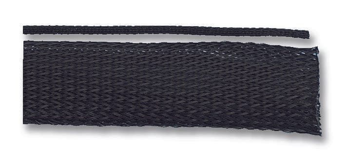 MULTICOMP PRO Sleeving PETL-30-BK50C SLEEVING, BRAID, 50M MULTICOMP PRO 3223632 PETL-30-BK50C