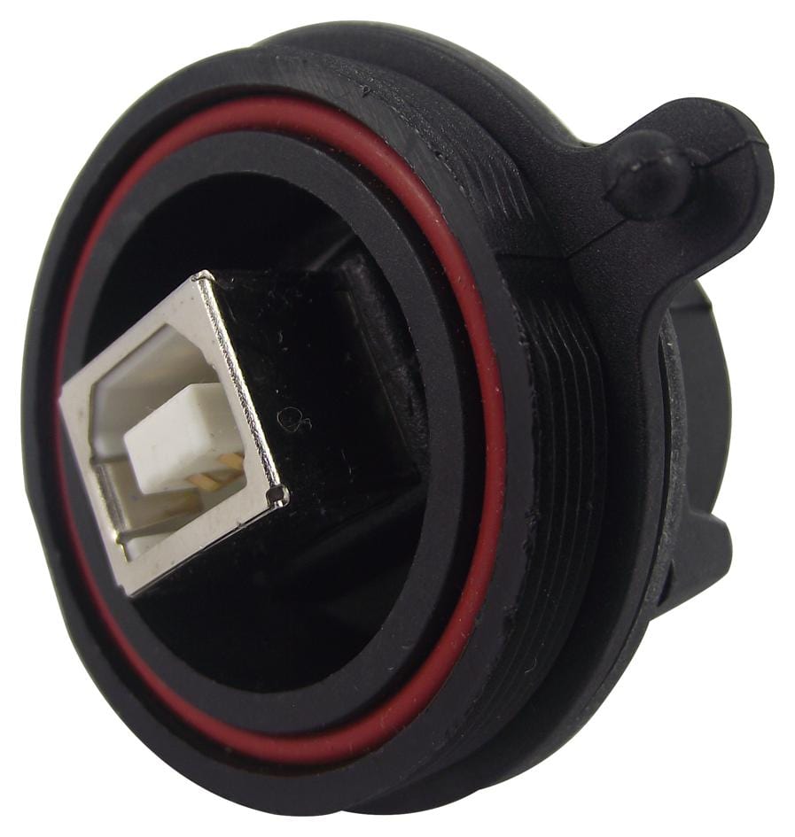 BULGIN LIMITED USB Sealed Connectors PX0842/B USB ADAPTOR, 2.0 TYPE B-TYPE A, IP68 BULGIN LIMITED 9667750 PX0842/B