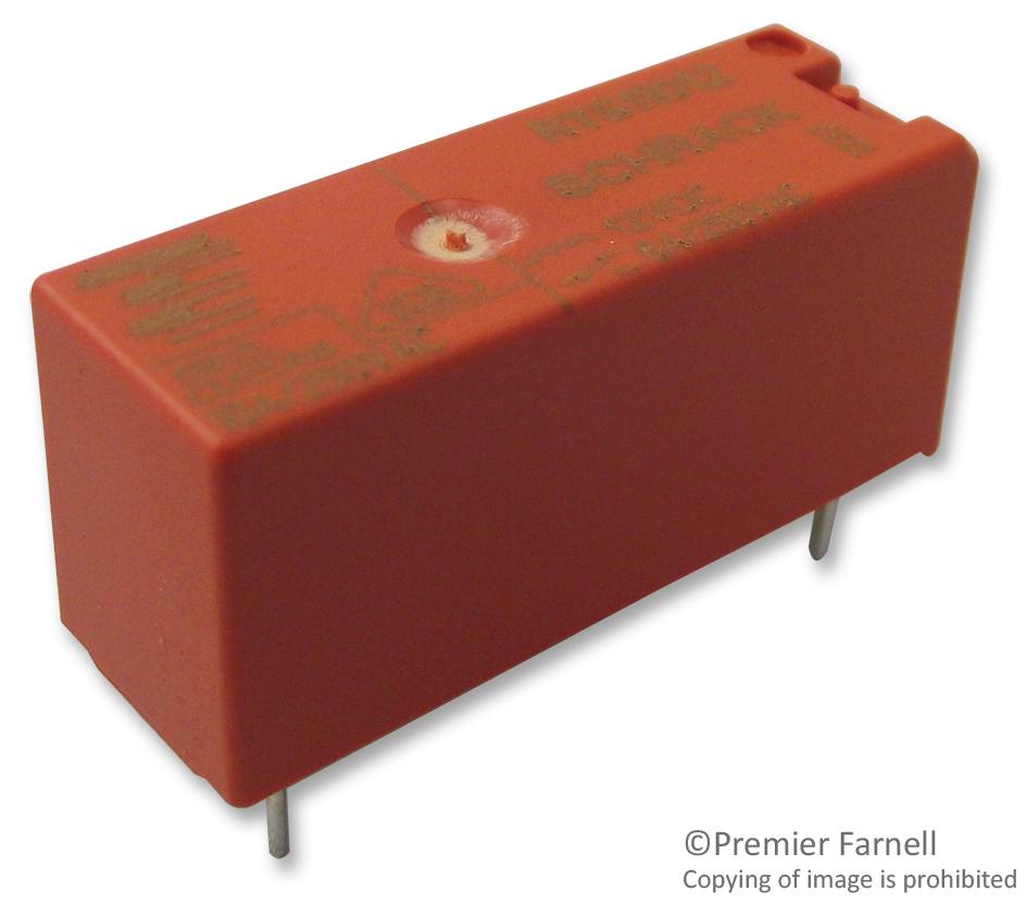 SCHRACK - TE CONNECTIVITY Power - General Purpose RY611012 RELAY, SPDT, 250VAC, 8A SCHRACK - TE CONNECTIVITY 9659714 RY611012