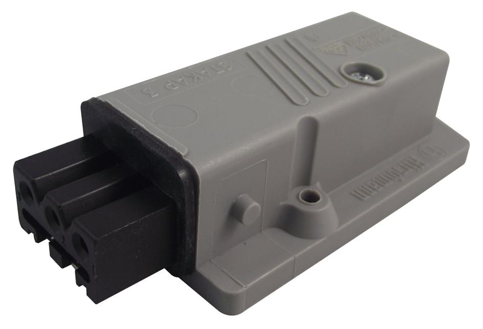 HIRSCHMANN Rectangular Power STAKAP3N SOCKET, SURFACE, 3+E WAY HIRSCHMANN 1176423 STAKAP3N