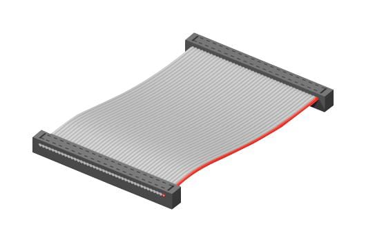 SAMTEC Picoflex and Ribbon TCSD-10-D-02.00-01-N CABLE ASSY, IDC RCPT-RCPT, 20P, 50.8MM SAMTEC 2856075 TCSD-10-D-02.00-01-N