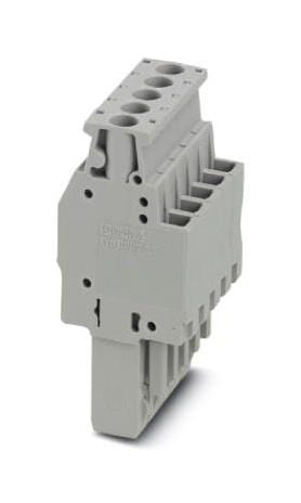 PHOENIX CONTACT Pluggable UPBV 2,5/ 5 TERMINAL BLOCK, PLUGGABLE, 5WAY, GREY PHOENIX CONTACT 3239422 UPBV 2,5/ 5