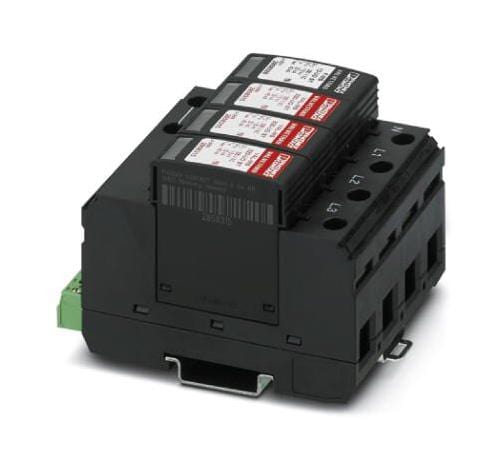 PHOENIX CONTACT Data Line / Mains Surge Protectors VAL-MS 320/3+1/FM-UD SURGE PROTECTOR, 40KA, 320V PHOENIX CONTACT 3252744 VAL-MS 320/3+1/FM-UD