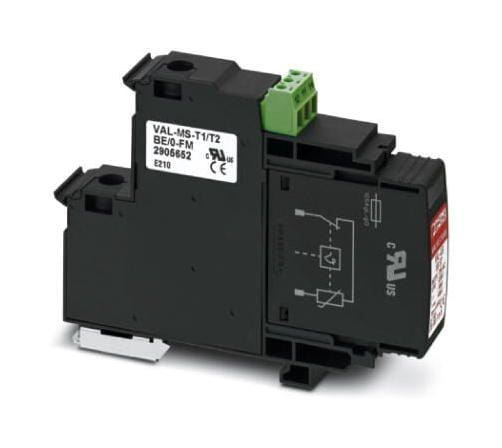 PHOENIX CONTACT Data Line / Mains Surge Protectors VAL-US 60/O-FM SURGE PROTECTOR, 40KA, 60V PHOENIX CONTACT 3252815 VAL-US 60/O-FM