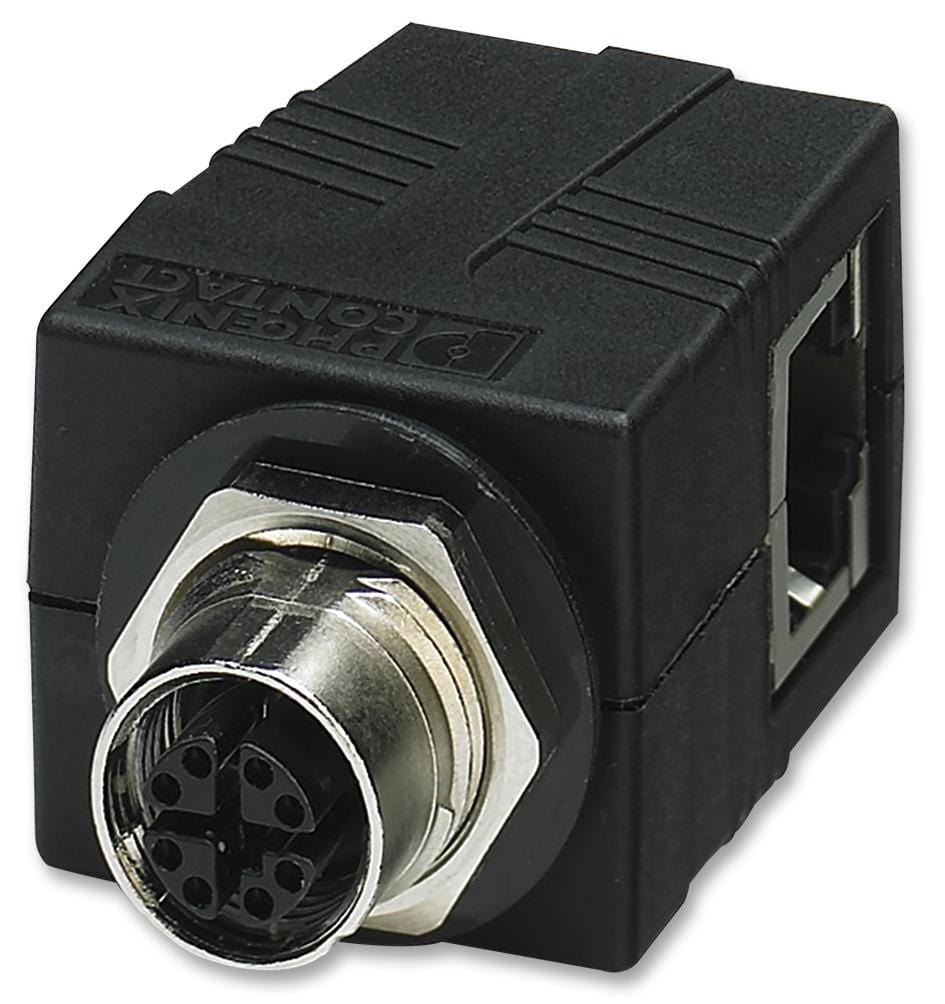 PHOENIX CONTACT Inter-Series adapters VS-BH-M12FSX-10G-RJ45/90 ADAPTOR, M12 TO RJ45, RIGHT ANGLE, 8 WAY PHOENIX CONTACT 2366108 VS-BH-M12FSX-10G-RJ45/90