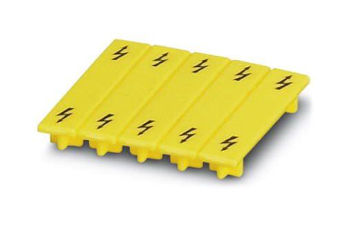 PHOENIX CONTACT Terminal Block Markers WS UT 2,5 WARNING SIGN LABEL, 5.13MM, UT TB PHOENIX CONTACT 3243024 WS UT 2,5