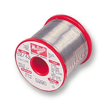MULTICORE / LOCTITE Wire X 39 60EN 2C 1.2MM S 500G SOLDER WIRE, X39, 18SWG, 500G MULTICORE / LOCTITE 289851 X 39 60EN 2C 1.2MM S 500G