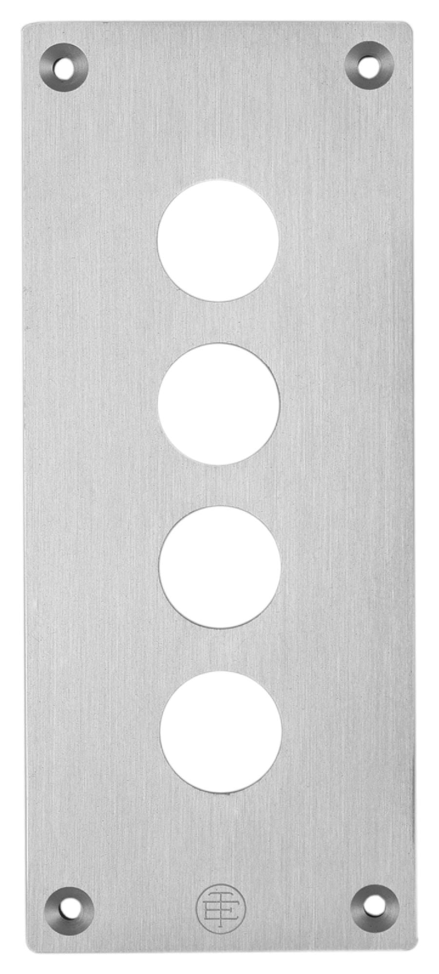 SCHNEIDER ELECTRIC Schakelaar Accesoires XAPE304 DRILLED FRONT PLATE, CONTROL STATION SCHNEIDER ELECTRIC 3115526 XAPE304