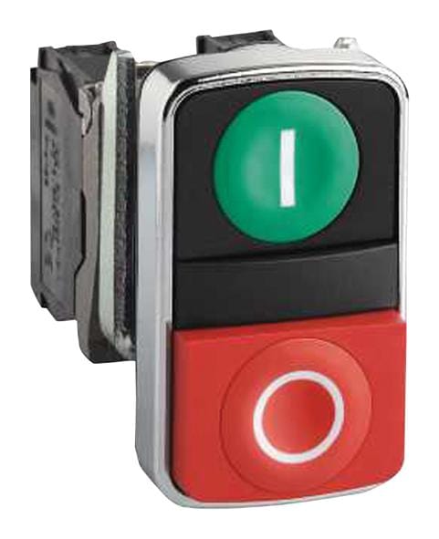 SCHNEIDER ELECTRIC Push Button XB4BL73415 PB SWITCH, SPST-NO/NC, 6A, 120VAC SCHNEIDER ELECTRIC 2780552 XB4BL73415