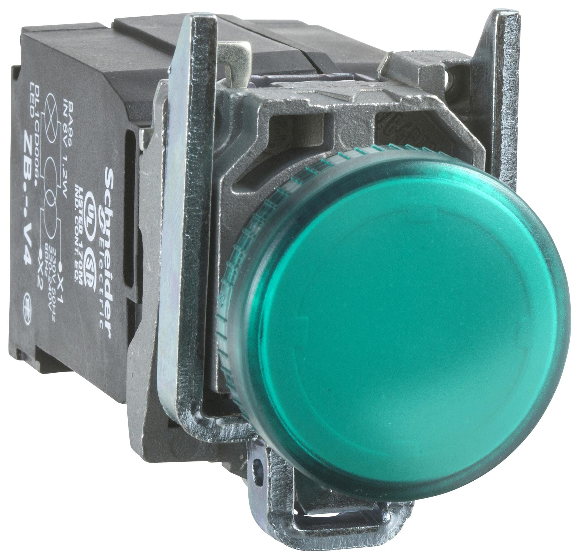 SCHNEIDER ELECTRIC Indicator - Incandescent XB4BV33 PILOT LIGHT, INCANDESCENT, BA9S, 22MM SCHNEIDER ELECTRIC 3110565 XB4BV33