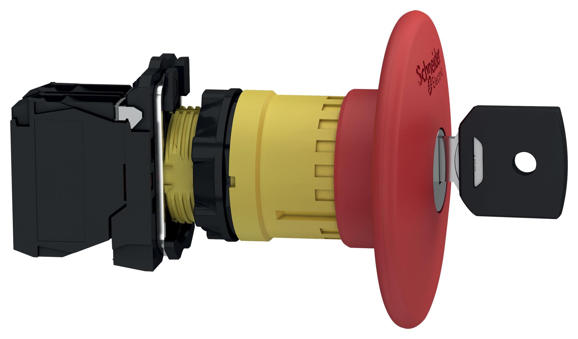 SCHNEIDER ELECTRIC Emergency Stop XB5AS9442 EMERGENCY STOP SWITCH, SPST-NC, 120VAC SCHNEIDER ELECTRIC 2614821 XB5AS9442