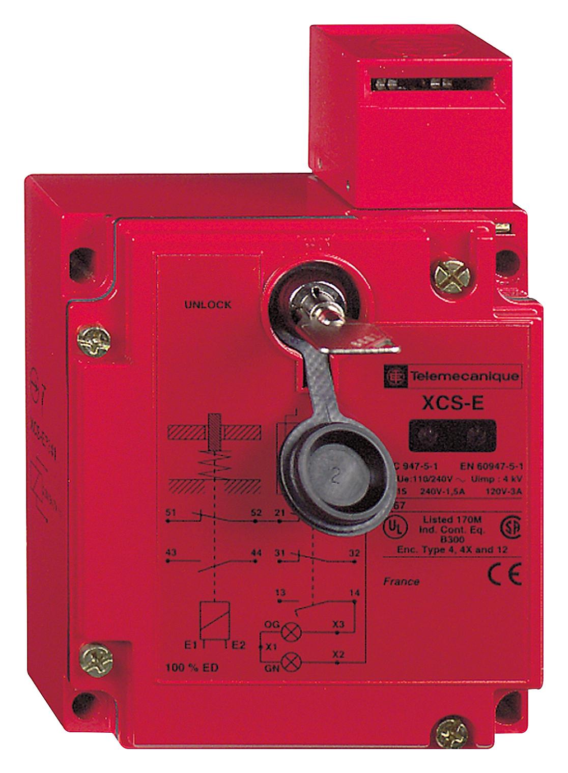 TELEMECANIQUE SENSORS Safety interlock XCSE7533 SAFETY INTERLOCK SWITCH, DPST-NC/SPST-NO TELEMECANIQUE SENSORS 3212904 XCSE7533
