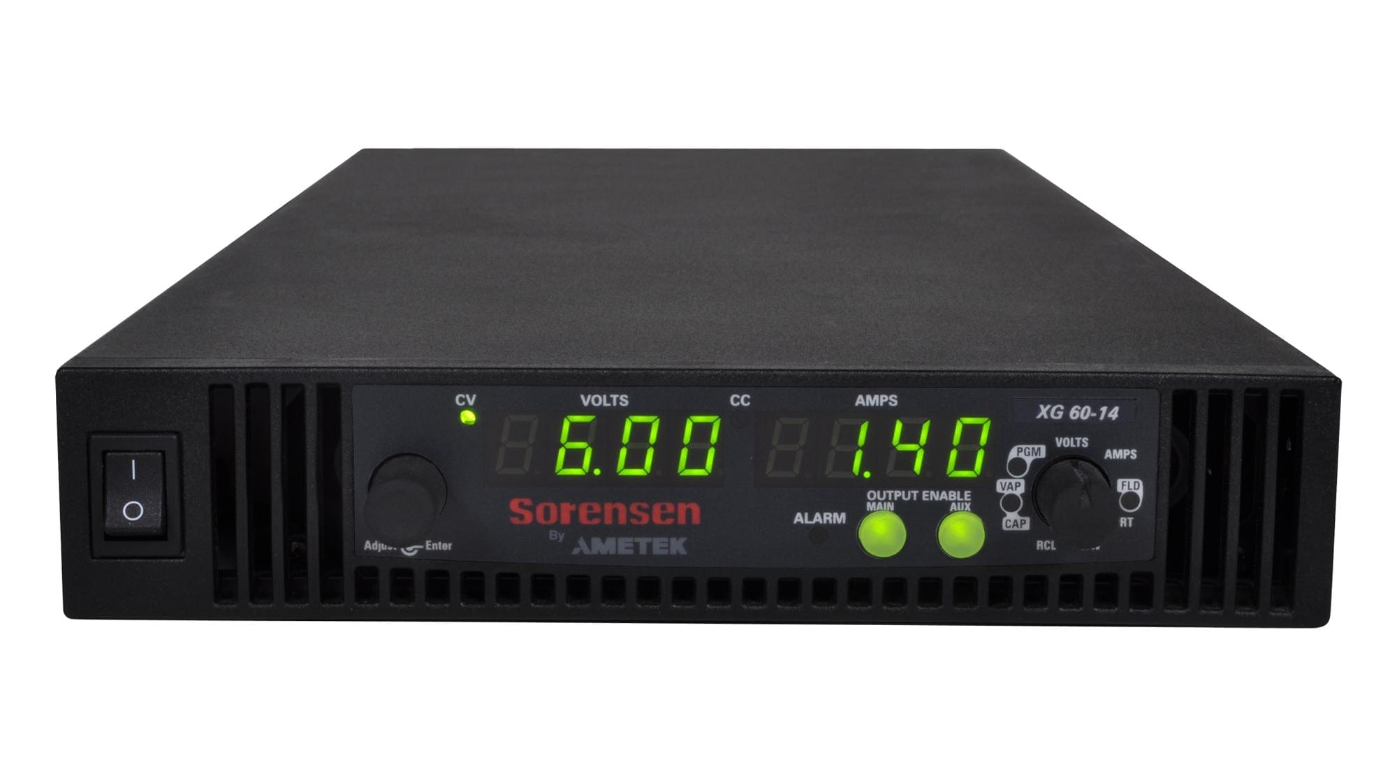 AMETEK PROGRAMMABLE POWER Bench Top Power Supplies XG 60-14MEBR POWER SUPPLY, PROG, 14A, 60V, 850W AMETEK PROGRAMMABLE POWER 3295133 XG 60-14MEBR