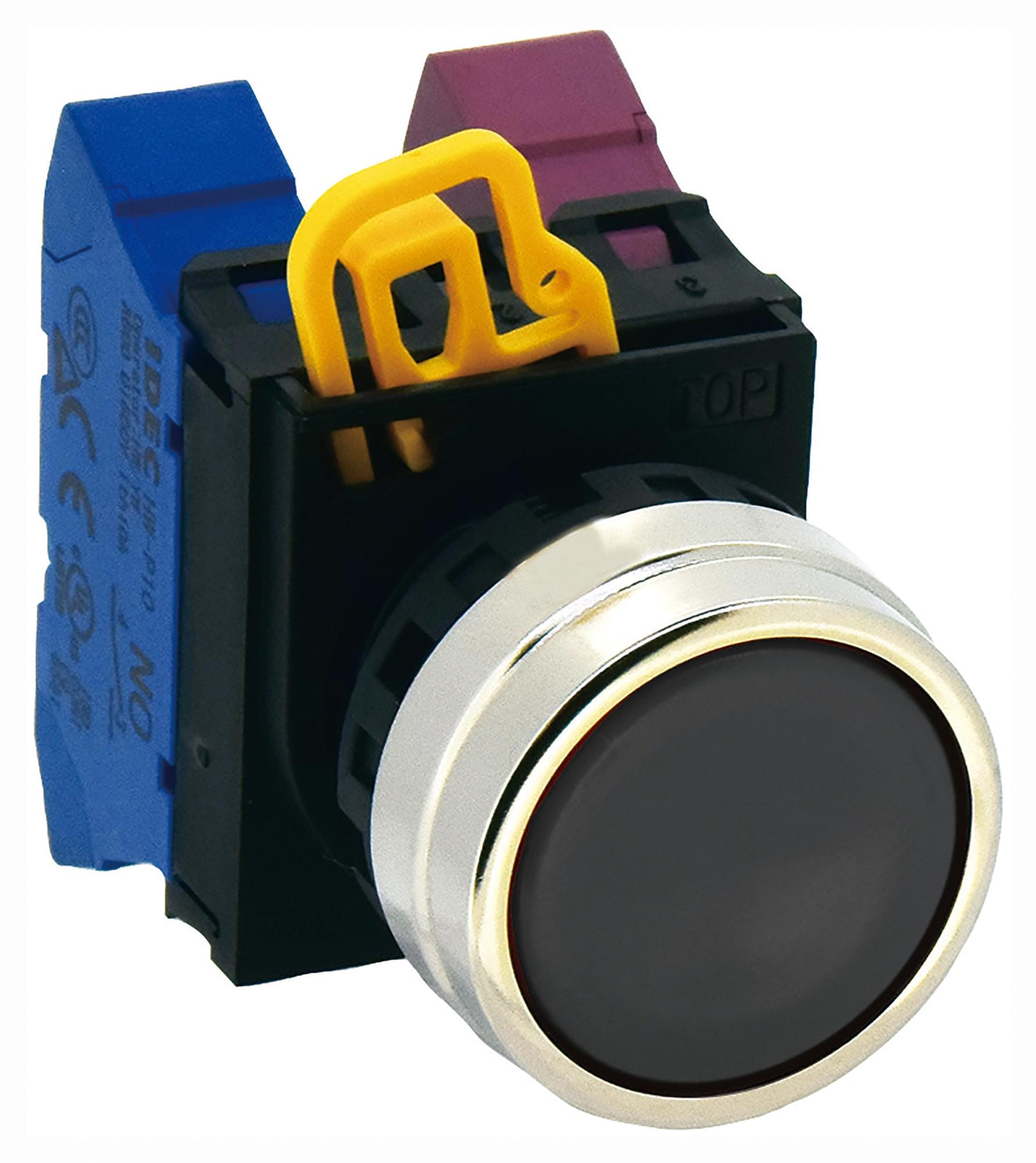 IDEC Actuators YW4B-A1B ACTUATOR, PUSHBUTTON SWITCH/METAL, BLACK IDEC 3770994 YW4B-A1B