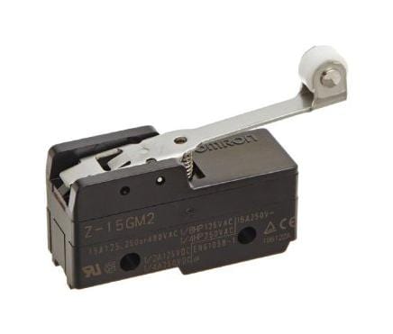 OMRON Microswitch Z-15GM2 MICROSWITCH, SPDT, 15A/250VAC/SOLDER LUG OMRON 3413288 Z-15GM2