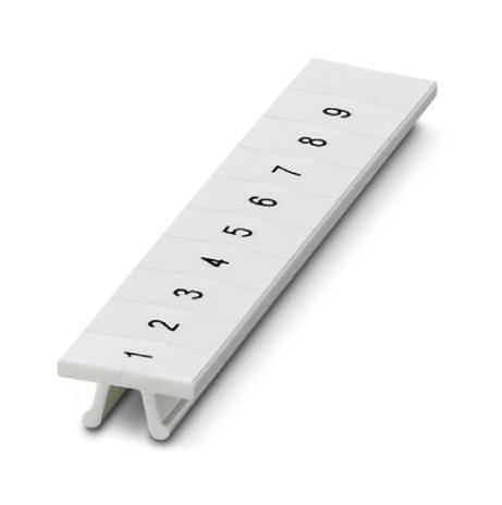 PHOENIX CONTACT Terminal Block Markers ZB 5,LGS:1-9 MARKER STRIP, 1 TO 9, 5.2MM, WHITE, TB PHOENIX CONTACT 3242951 ZB 5,LGS:1-9