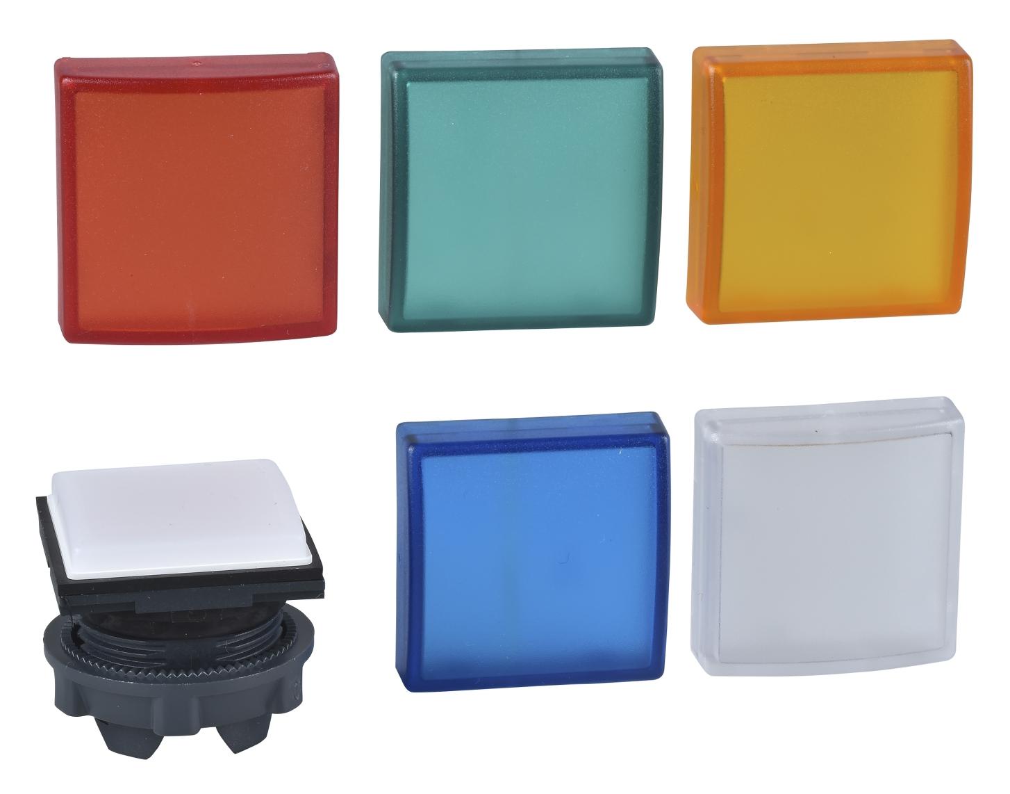 SCHNEIDER ELECTRIC Indicator Lenses ZB5CV003 PILOT LIGHT HEAD, SQUARE, 22MM SCHNEIDER ELECTRIC 3115348 ZB5CV003