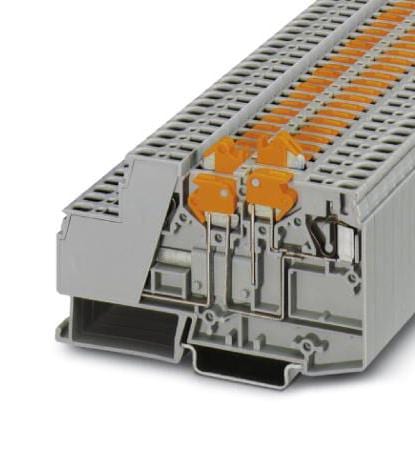 PHOENIX CONTACT DIN Rail Mount ZDMTK 2,5-TWIN DIN RAIL TB, KNIFE DISCONNECT, 3P, 12AWG PHOENIX CONTACT 3241309 ZDMTK 2,5-TWIN