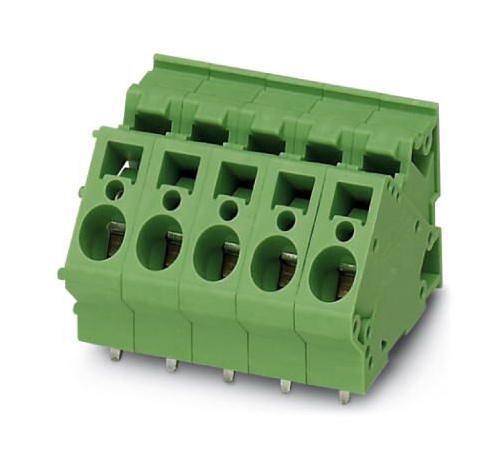 PHOENIX CONTACT Wire-To-Board Terminal Blocks ZFKDS 4- 7,5 GNYE TERM BLK, WTB, 45 DEG, 1WAY, TH, CLAMP PHOENIX CONTACT 3286296 ZFKDS 4- 7,5 GNYE